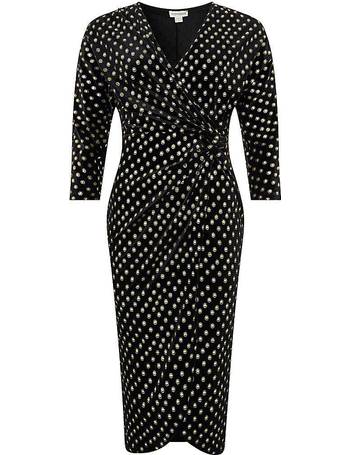 Selina spot velvet sales print dress