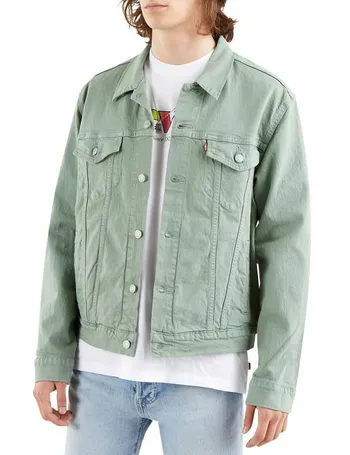 green levi jean jacket