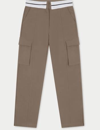 The Couture Club multi pocket cargo trousers in cream