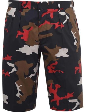 Hugo boss camo clearance shorts