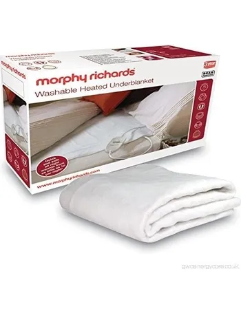 Morphy richards discount single electric blanket