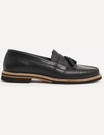 asos design moment leather loafers