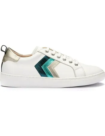 mint velvet silver trainers