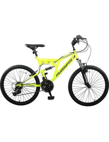 Muddyfox typhoon 24 cheap inch dual suspension bike