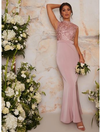 Chi chi london pink hotsell bridesmaid dress