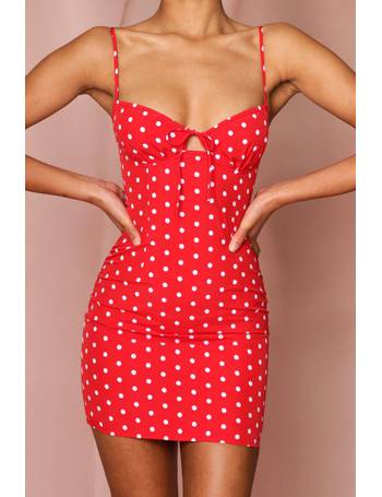 misspap polka dot dress