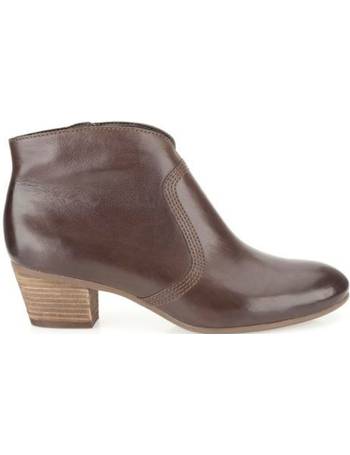 clarks melanie suede ankle boots brown