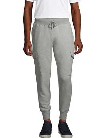 Lands' End Serious Sweats Sweatpants in Red for Men