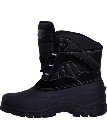 mad wax mens snow boots black