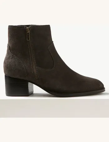 marks and spencer grey boots