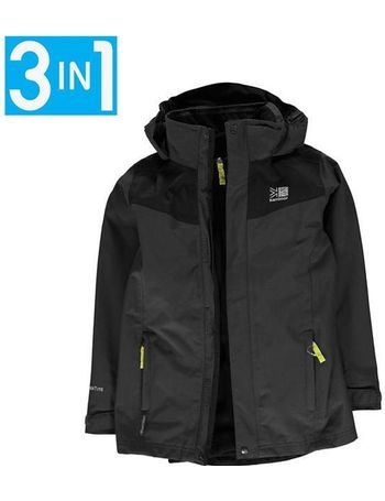 Karrimor charcoal sale 3in1 jacket junior