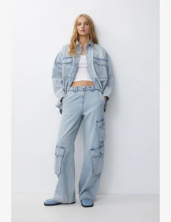 Shop Pull&Bear Women's Trousers With Pockets up to 60% Off