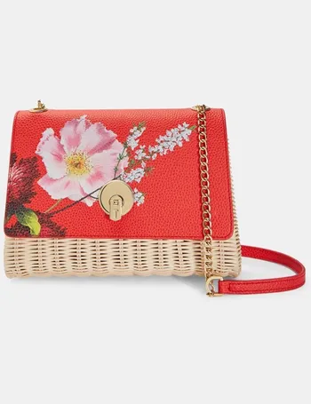 ted baker straw handbag