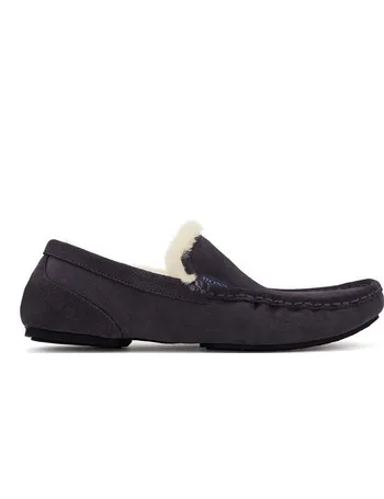 Boss relaxed moccasin online slippers