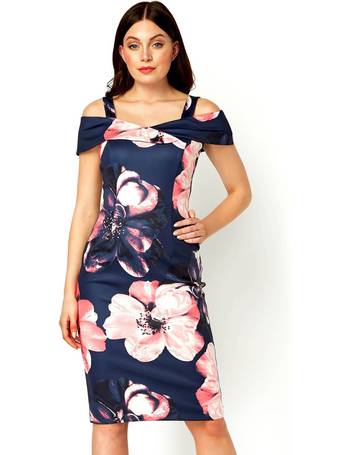 roman originals floral scuba dress