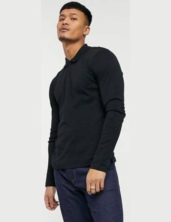 selected homme long sleeve polo