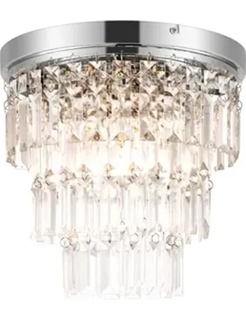 White deals chandelier b&q