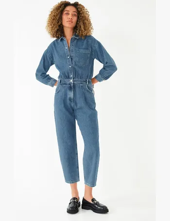 hush denim boiler suit