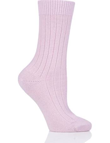 Pantherella Ladies 85% Cashmere Sock with 15%Nylon Fairisle  UK 4-7 Floria 