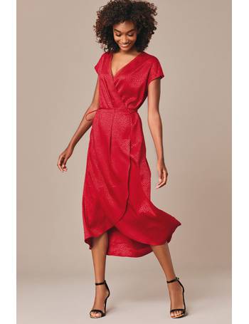 Next red hot sale wrap dress