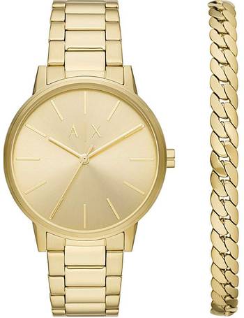 Shop Armani Exchange Gold Watches for Men up to 65% Off | DealDoodle