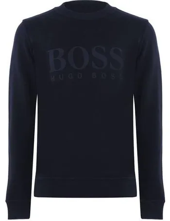 boss bodywear over the head logo sweatshirt