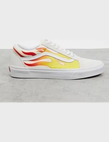 vans with flames high top