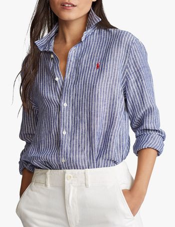 ralph lauren fitted shirt womens