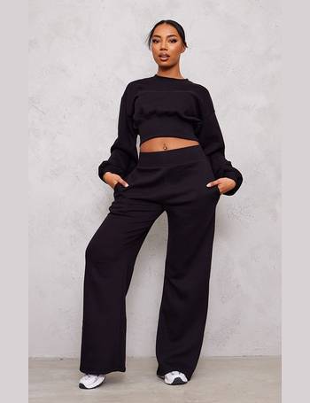 Shop PrettyLittleThing Women's Black Joggers up to 80% Off