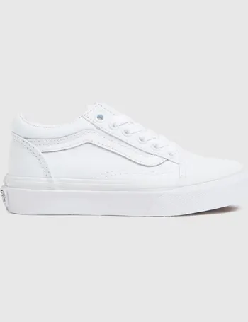 childrens white vans