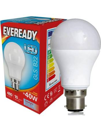 Eveready LED GLS Bulbs Lamp 5.5w = 40w 9.6w = 60w 14w = 100w B22 BC E27 EC 240V