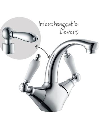 Cooke  &  Lewis Brand New Cooke & Lewis Timeless Basin Taps with interchangeable levers 