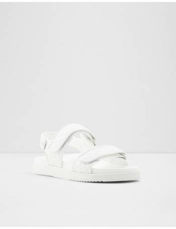 ALDO Delphy chunky flip flop sandals in off white