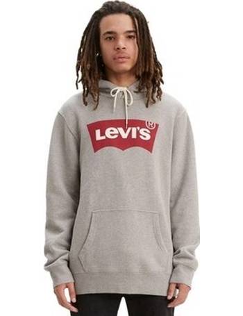 levis grey hoodie mens