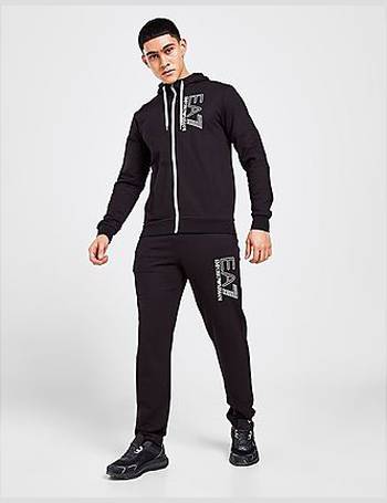 emporio armani ea7 visibility logo fleece tracksuit