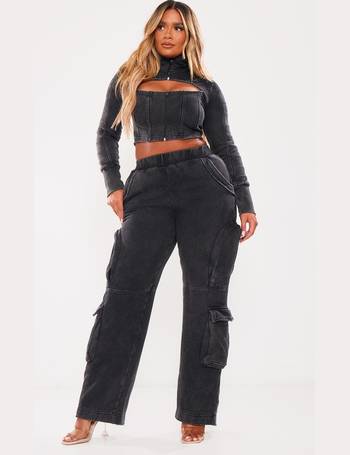 Shop PrettyLittleThing Women's Wide Leg Cargo Trousers up to 80% Off
