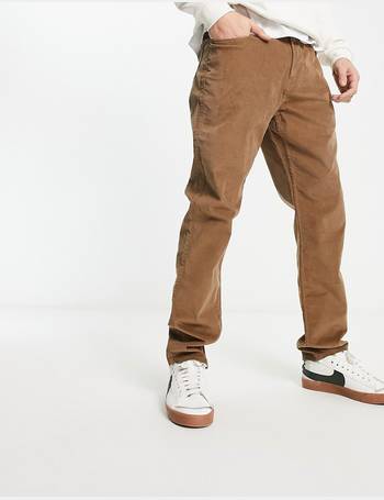 Hollister slim fit heritage cargo trousers in dark brown