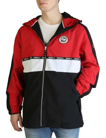 geographical norway red jacket