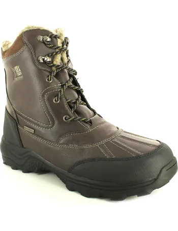 karrimor mens snowfur ii weathertite snow boots black