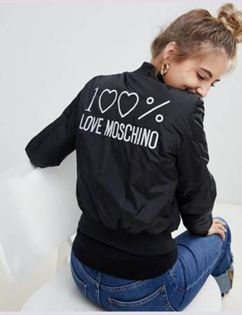 love moschino bomber jacket womens