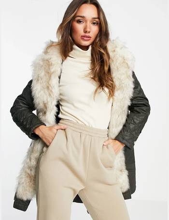 Shop River Island Faux Fur Jackets for Women up to 55% Off