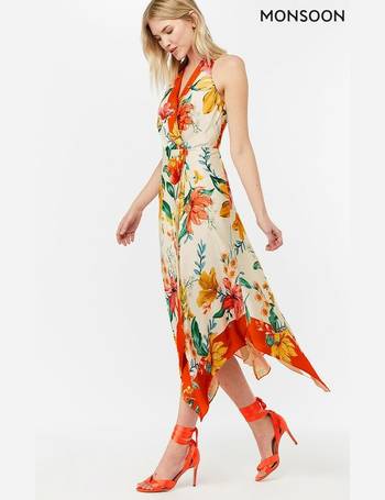 Hazel print 2024 hanky hem dress