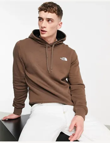 north face brown hoodie