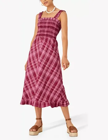 heshna printed midi dress