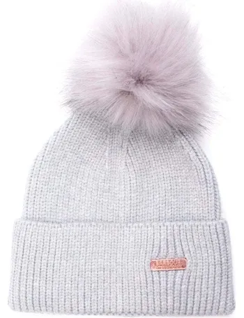 barbour ashridge beanie grey