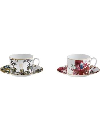 Louis Vuitton Damier Tableware Set and Roberto Cavalli Dinnerware Set with  Coffee Set SBCHT924