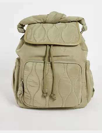 Topshop ruched flap backpack hot sale