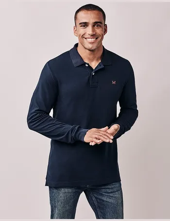 crew clothing long sleeve polo