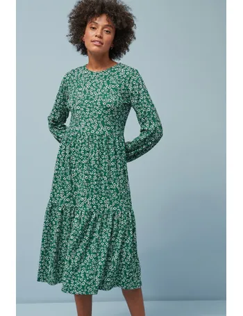 next green floral maxi dress