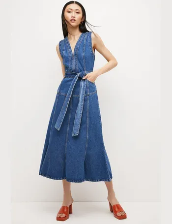 denim pinafore dress debenhams